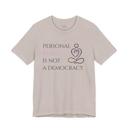 Unisex Jersey Short Sleeve Tee | Personal Peace