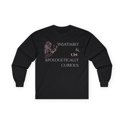 Unisex Ultra Cotton Long Sleeve Tee | Insatiably Curious
