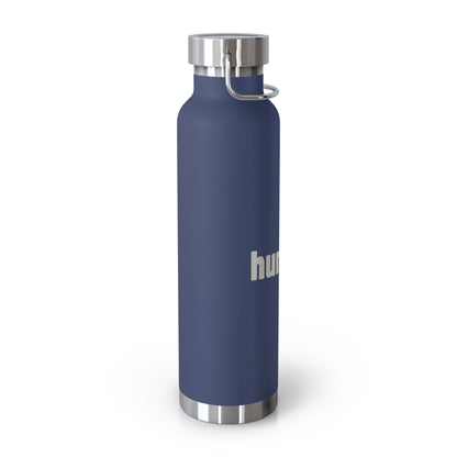 Water Bottle, Insulated Drink Container (white, black, blue) | humanE