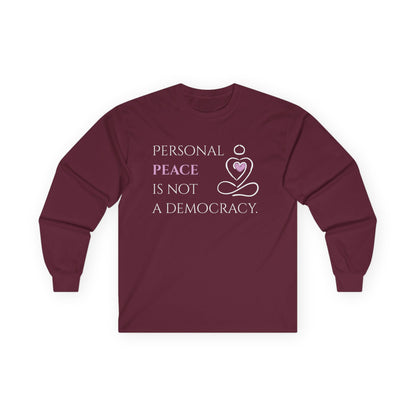 Unisex Ultra Cotton Long Sleeve Tee | Peace