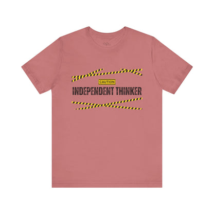 Unisex Jersey Short Sleeve Tee | Independent Thinker