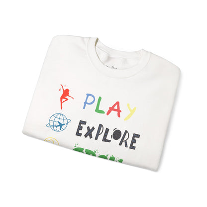 Unisex Heavy Blend™ Crewneck Sweatshirt | Play Explore Grow