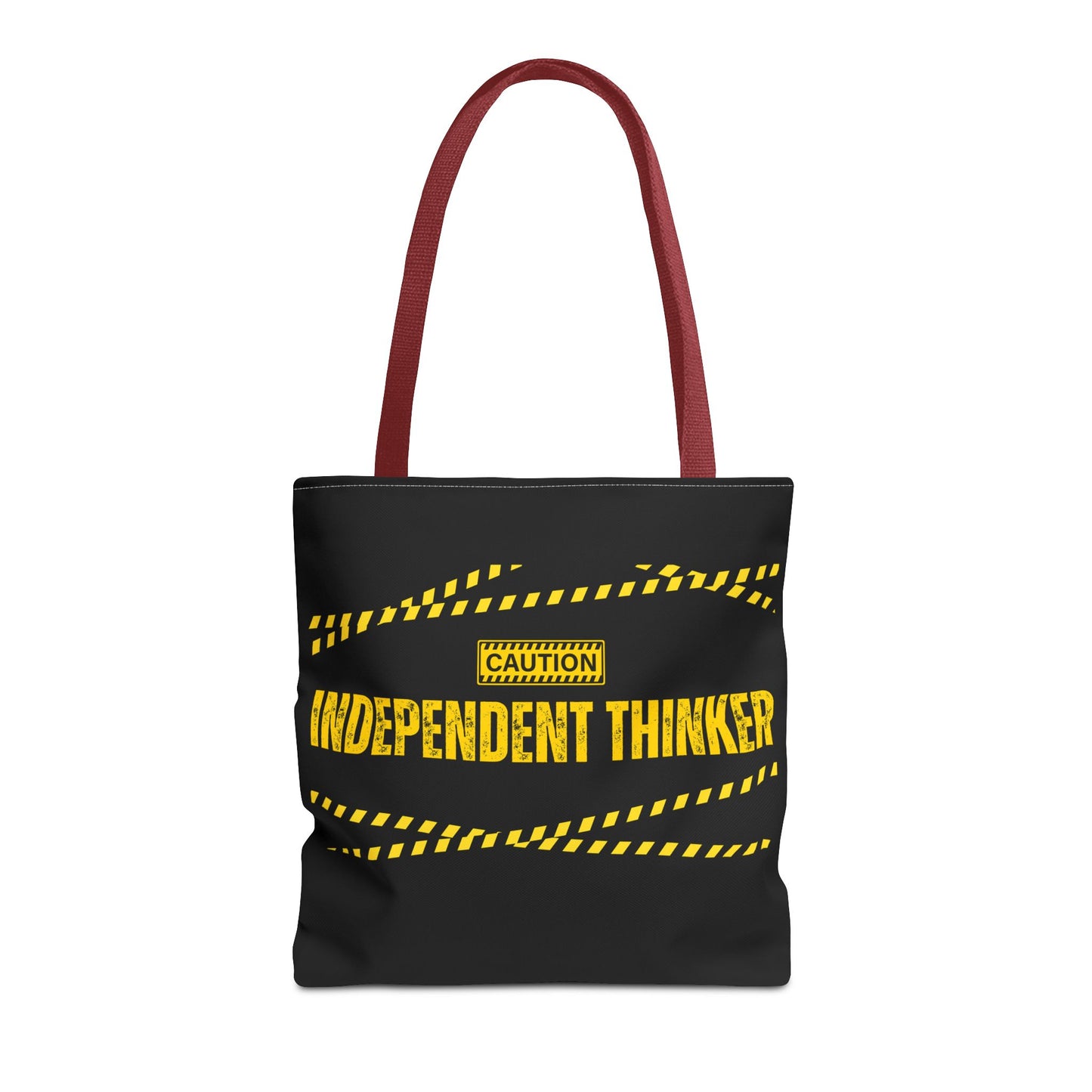 Tote Bag (Black) | Independent Thinker | Design for Book Lovers, Students, Teachers, Gifts, Everyday Use