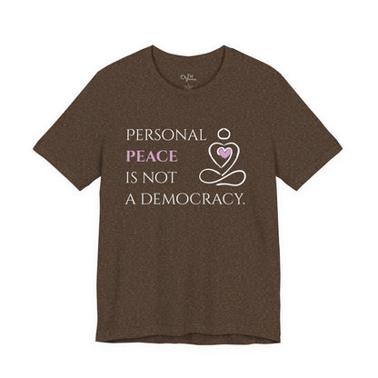 Unisex Jersey Short Sleeve Tee | Personal Peace