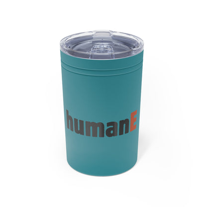 Tumbler (white, grey, turquoise) - Insulated Cup for Travel, Gifts, School, Adventurous, Outdoor Fun | humanE