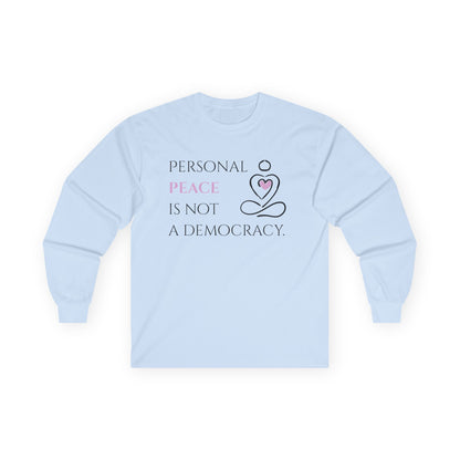 Unisex Ultra Cotton Long Sleeve Tee | Peace