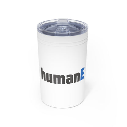 Tumbler (white, grey, turquoise) - Insulated Cup for Travel, Gifts, School, Adventurous, Outdoor Fun | humanE