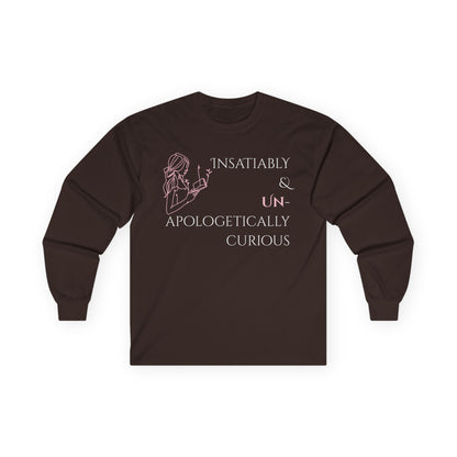 Unisex Ultra Cotton Long Sleeve Tee | Insatiably Curious