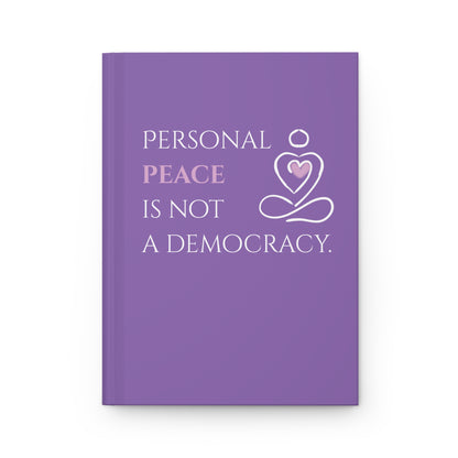 Hardcover Journal (Lilac) | Personal Peace | Perfect for Writers, Students, Gifts, Self-Reflection, Journaling
