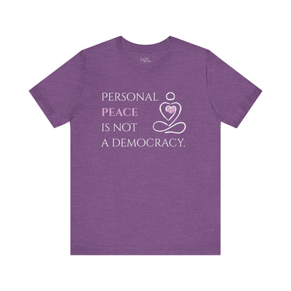 Unisex Jersey Short Sleeve Tee | Personal Peace