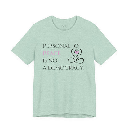 Unisex Jersey Short Sleeve Tee | Personal Peace