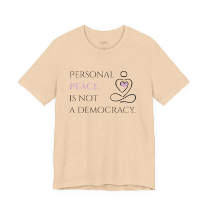 Unisex Jersey Short Sleeve Tee | Personal Peace
