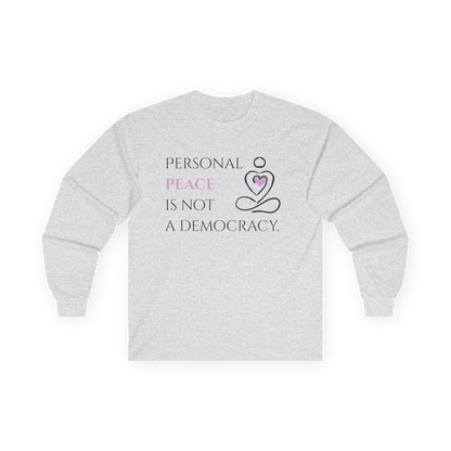 Unisex Ultra Cotton Long Sleeve Tee | Peace