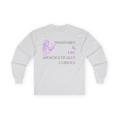 Unisex Ultra Cotton Long Sleeve Tee | Insatiably Curious
