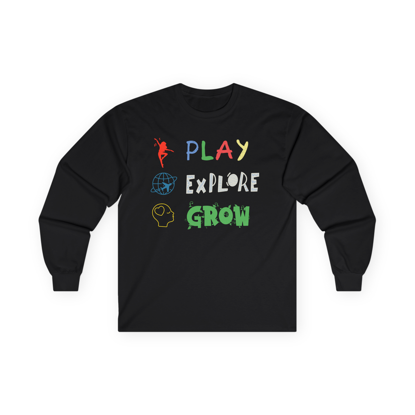 Unisex Ultra Cotton Long Sleeve Tee | Play Explore Grow