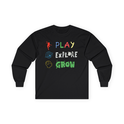 Unisex Ultra Cotton Long Sleeve Tee | Play Explore Grow