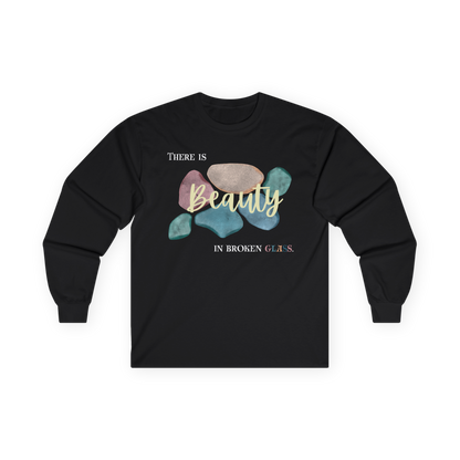 Unisex Ultra Cotton Long Sleeve Tee | Beauty in Broken Glass