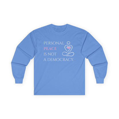 Unisex Ultra Cotton Long Sleeve Tee | Peace
