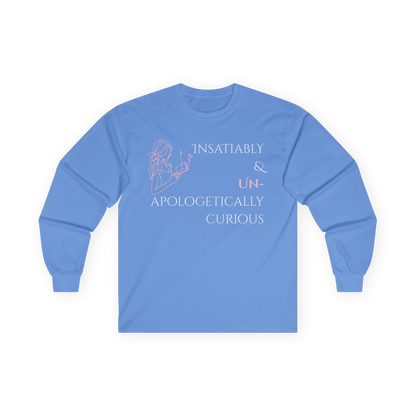 Unisex Ultra Cotton Long Sleeve Tee | Insatiably Curious