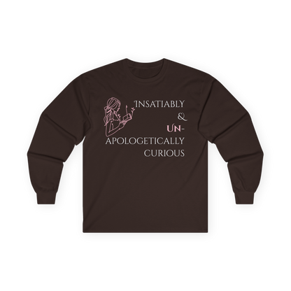 Unisex Ultra Cotton Long Sleeve Tee | Insatiably Curious