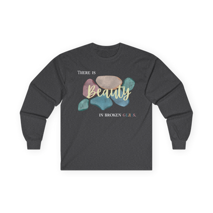 Unisex Ultra Cotton Long Sleeve Tee | Beauty in Broken Glass