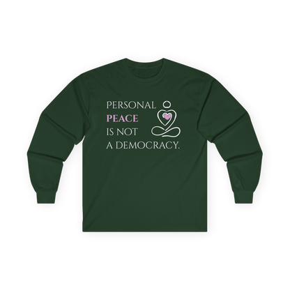 Unisex Ultra Cotton Long Sleeve Tee | Peace