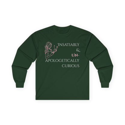 Unisex Ultra Cotton Long Sleeve Tee | Insatiably Curious