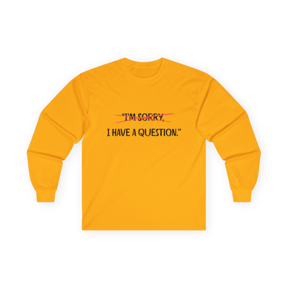Unisex Ultra Cotton Long Sleeve Tee | Question