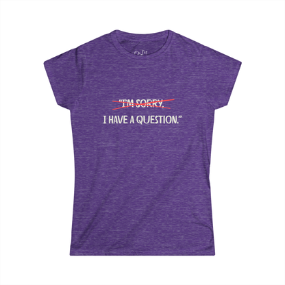Women's Graphic T-Shirt | Question | Casual Everyday Wear