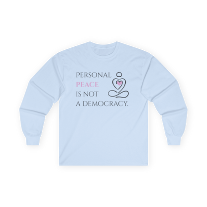 Unisex Ultra Cotton Long Sleeve Tee | Peace