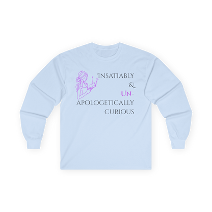 Unisex Ultra Cotton Long Sleeve Tee | Insatiably Curious