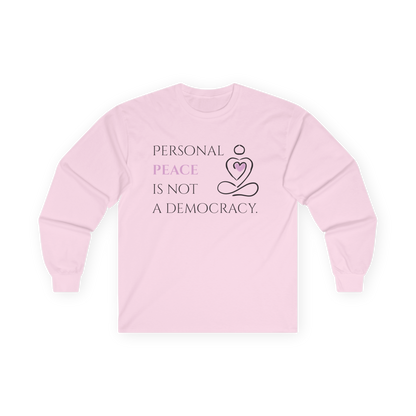 Unisex Ultra Cotton Long Sleeve Tee | Peace