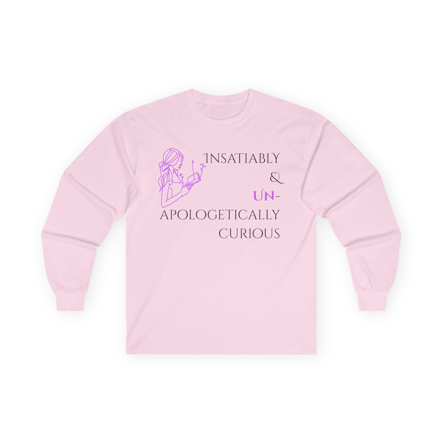 Unisex Ultra Cotton Long Sleeve Tee | Insatiably Curious