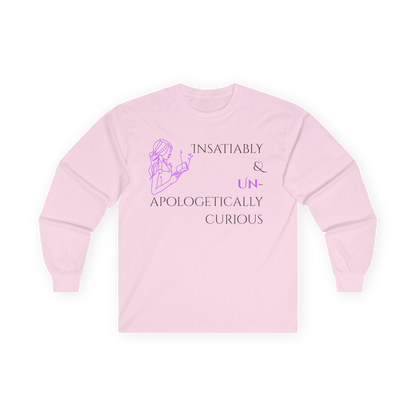 Unisex Ultra Cotton Long Sleeve Tee | Insatiably Curious