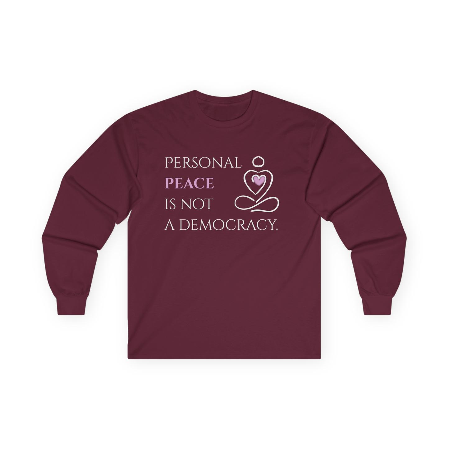 Unisex Ultra Cotton Long Sleeve Tee | Peace