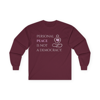 Unisex Ultra Cotton Long Sleeve Tee | Peace