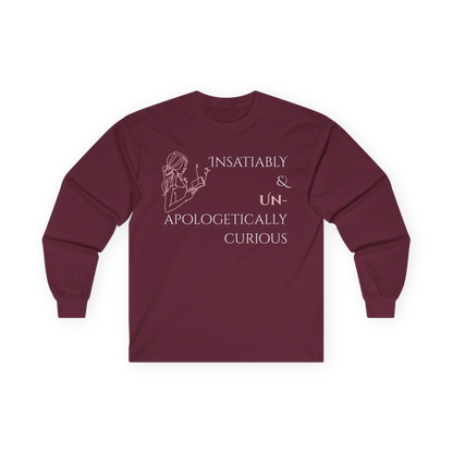 Unisex Ultra Cotton Long Sleeve Tee | Insatiably Curious