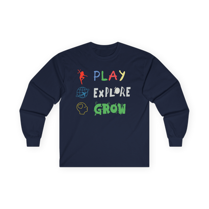 Unisex Ultra Cotton Long Sleeve Tee | Play Explore Grow