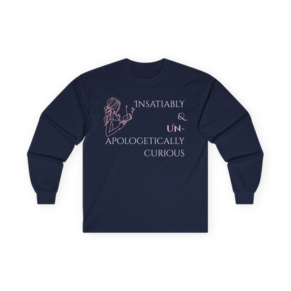 Unisex Ultra Cotton Long Sleeve Tee | Insatiably Curious