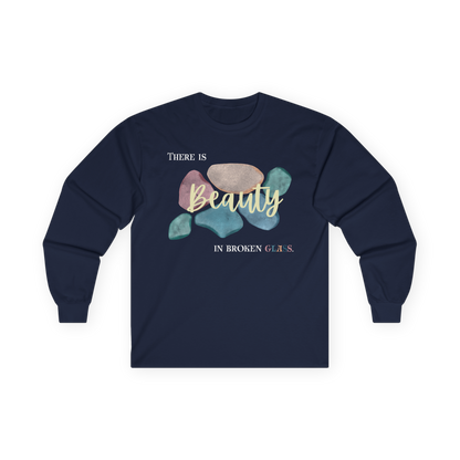 Unisex Ultra Cotton Long Sleeve Tee | Beauty in Broken Glass