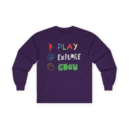 Unisex Ultra Cotton Long Sleeve Tee | Play Explore Grow