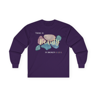 Unisex Ultra Cotton Long Sleeve Tee | Beauty in Broken Glass