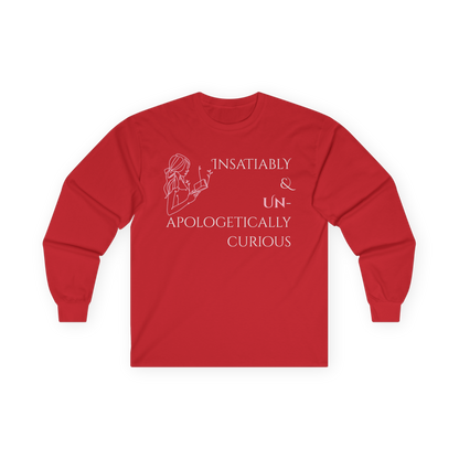 Unisex Ultra Cotton Long Sleeve Tee | Insatiably Curious
