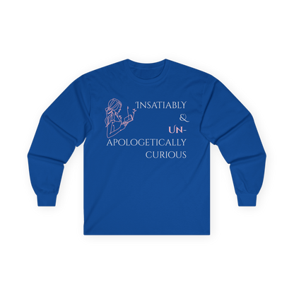Unisex Ultra Cotton Long Sleeve Tee | Insatiably Curious