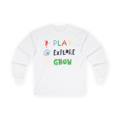Unisex Ultra Cotton Long Sleeve Tee | Play Explore Grow