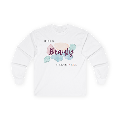 Unisex Ultra Cotton Long Sleeve Tee | Beauty in Broken Glass