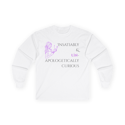 Unisex Ultra Cotton Long Sleeve Tee | Insatiably Curious